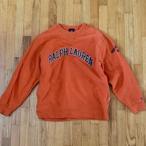 Vintage Ralph lauren orange crew neck